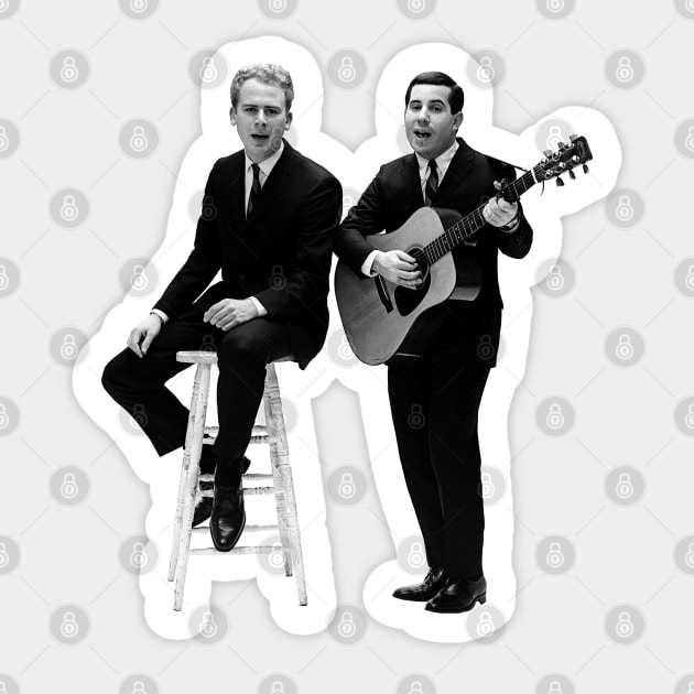 Simon And Garfunkel Sticker by TheMusicFav